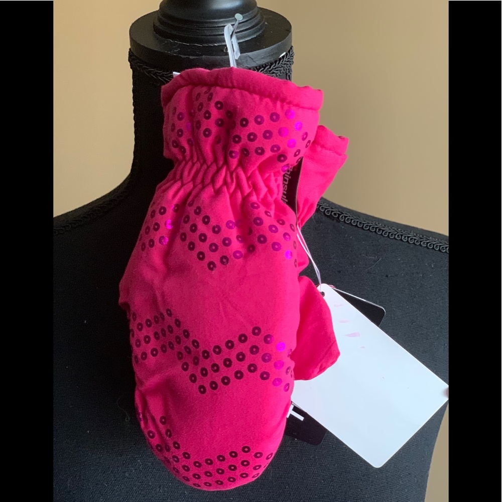 These beautiful mittens for girl